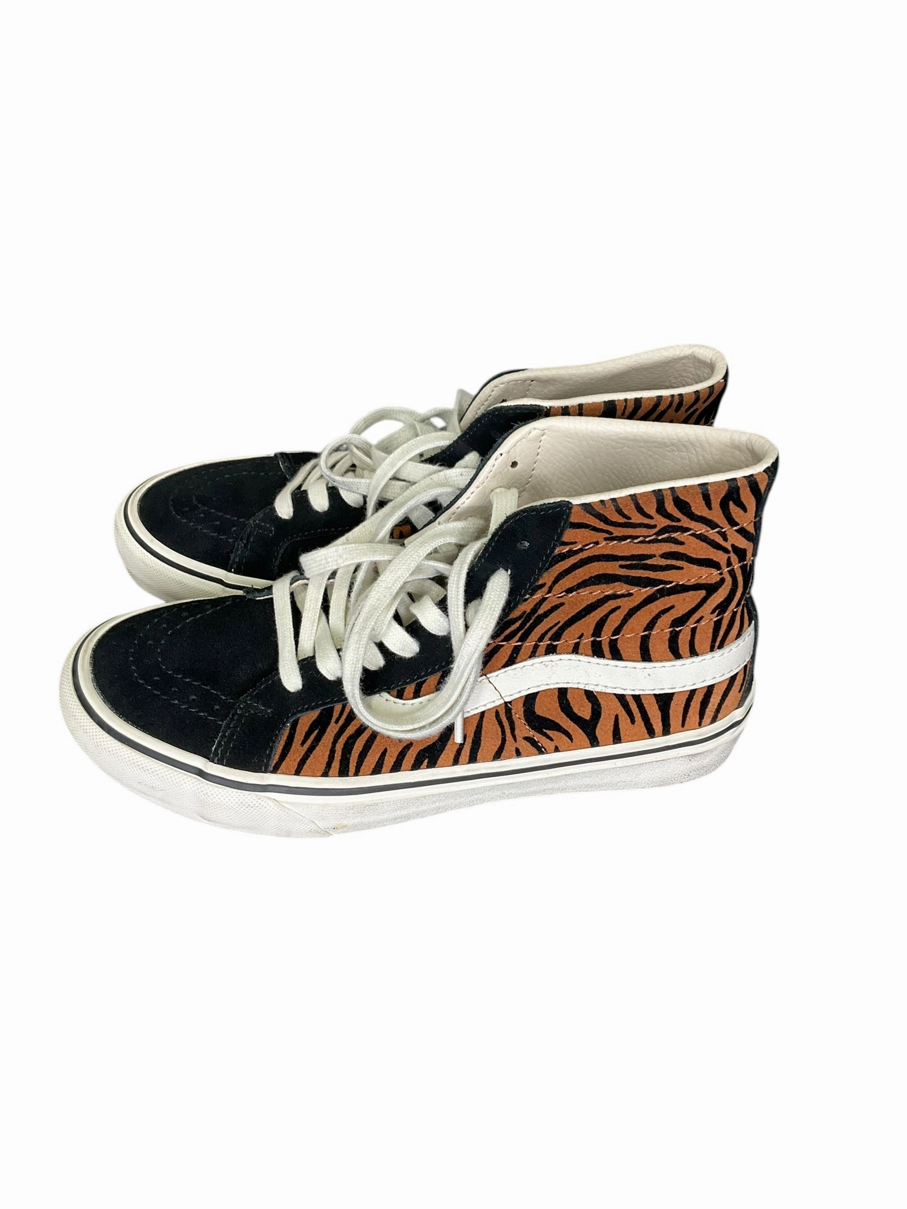Shoes Sneakers Platform By Vans In Animal Print, Size: 7.5 Mary Jane Polka Dot Shoes