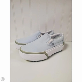 Patent Heeled Mary Jane Shoes Shoes Sneakers Platform By Vans In Blue & Green, Size: 6