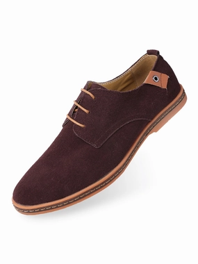Knit Wingtip Oxfords Classic Suede Oxford Shoes