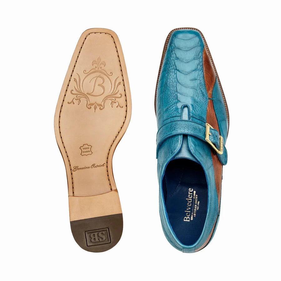 Marte - Ant. Ocean/Ant. Brandy | Belvedere Brogue Or Loafer