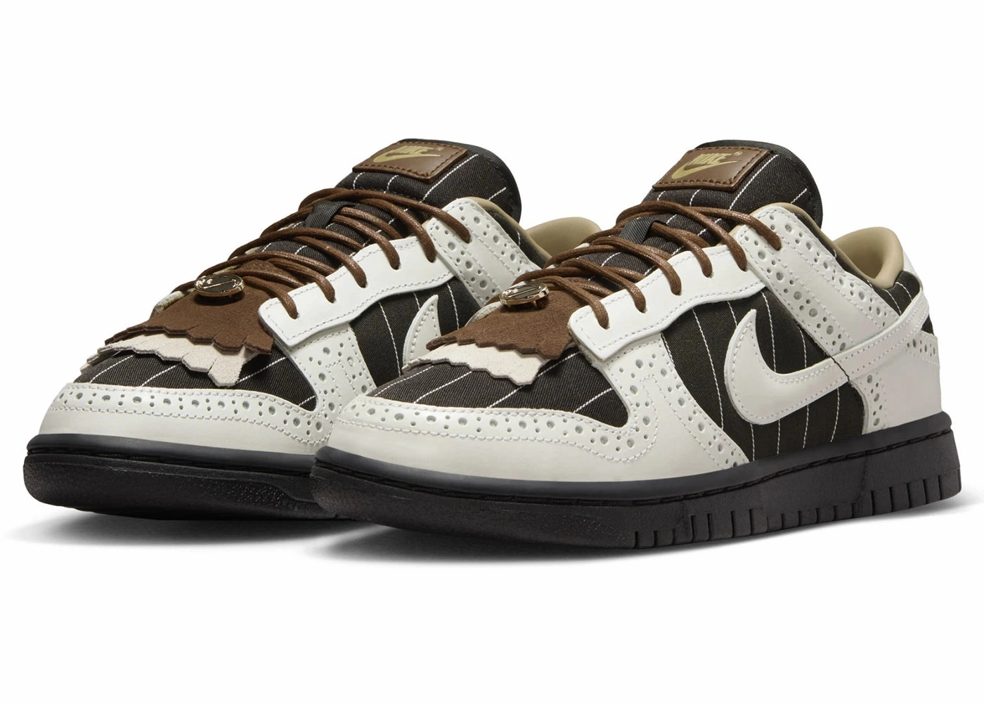 Best Nike Shoes For Underpronation Dunk Low LX Brogue Pinstripe