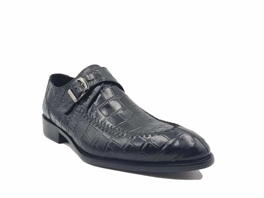 American Brogues Single Monk Buckle Split Toe Loafer