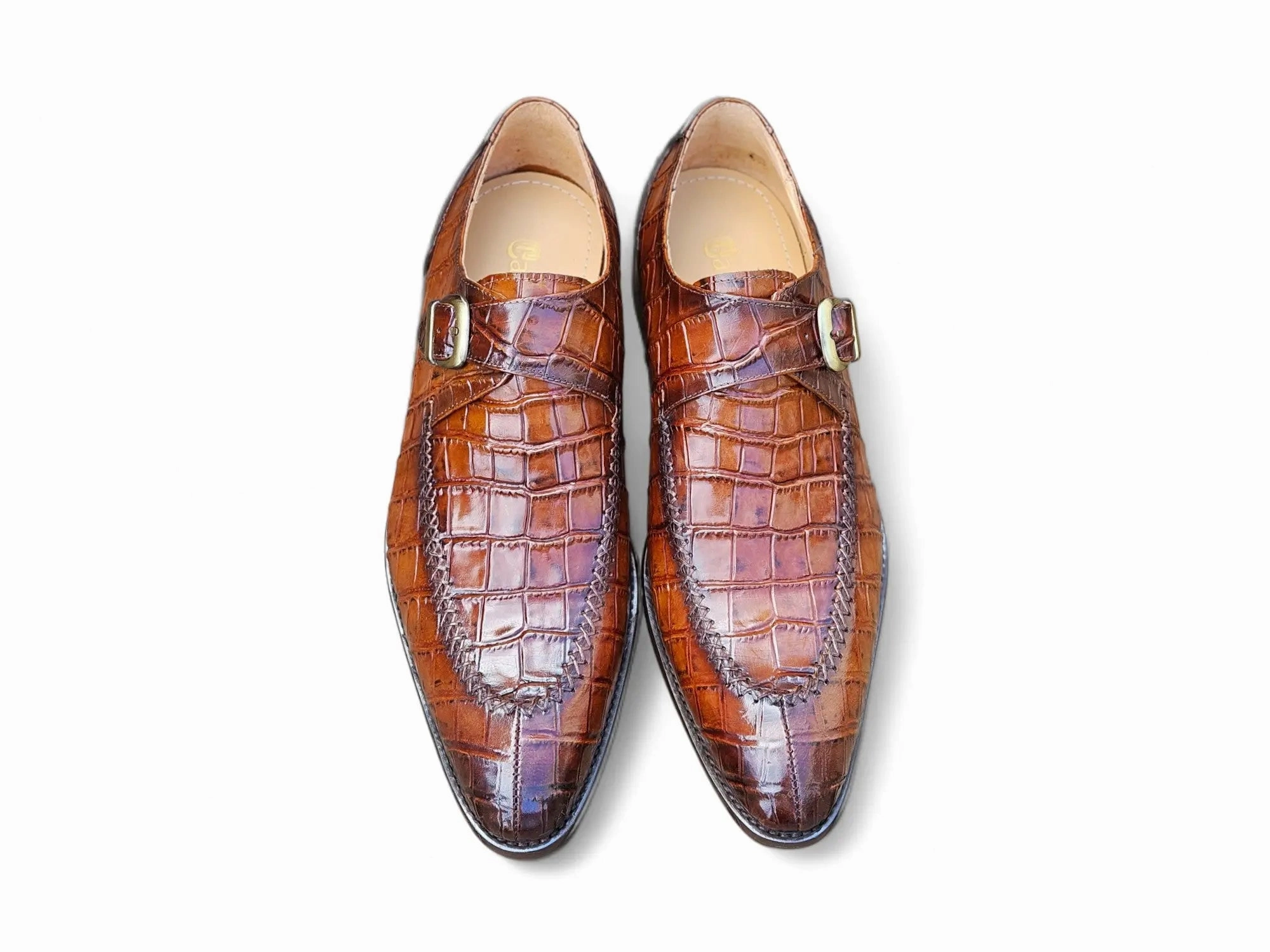 Single Monk Buckle Split Toe Loafer Brobrogues
