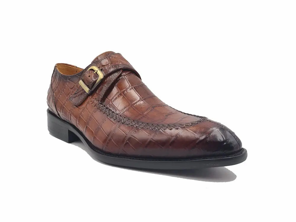 Single Monk Buckle Split Toe Loafer London Brogues Shoes Price