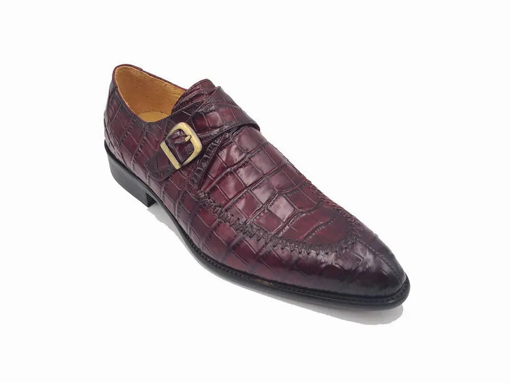 Johnston And Murphy Brogues Single Monk Buckle Split Toe Loafer