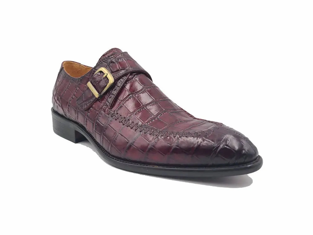 Single Monk Buckle Split Toe Loafer Bróg