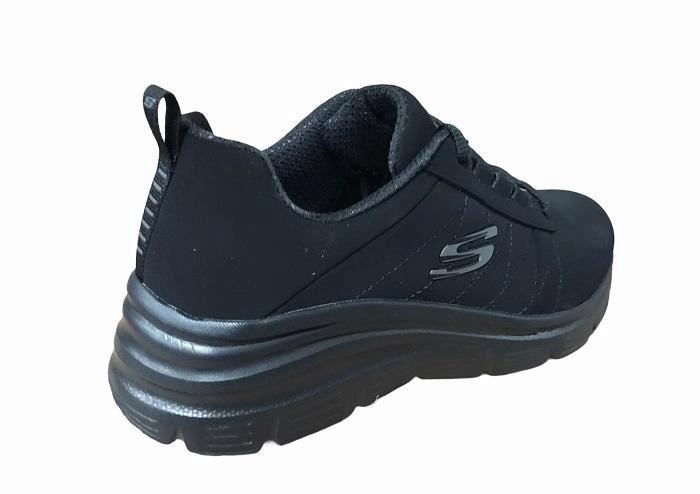 Skechers scarpa sneakers da donna Fashion Fit True Feels 88888366 BBK nero Trail Runner Vs Shoe