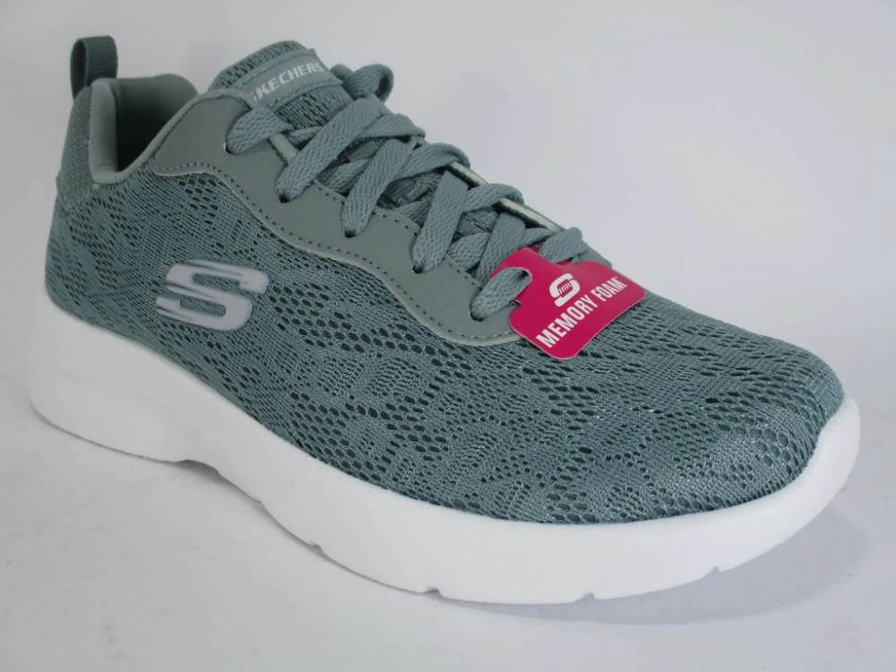 Free Run 2 Running Shoes Skechers sneakers da donna Dynamight 2.0 Homespun 12963 SAGE grigio