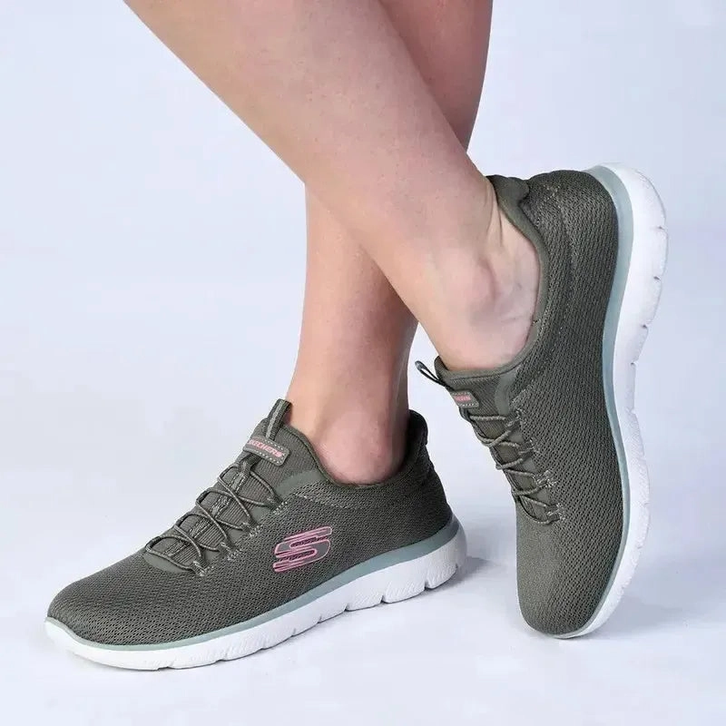 Encore Knit Slip On Skechers Summits Slip On Sneaker - Olive