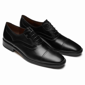 Great Jones Wingtip Oxfords Mens black leather cap toe oxford shoes