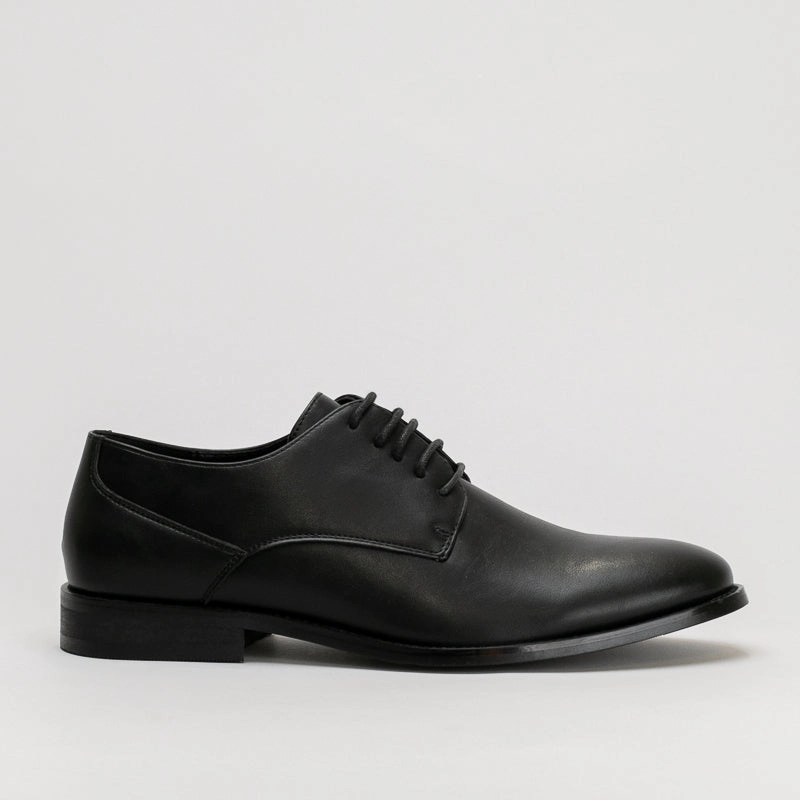 Derby Shoe Faux Leather Lace Up Shoes