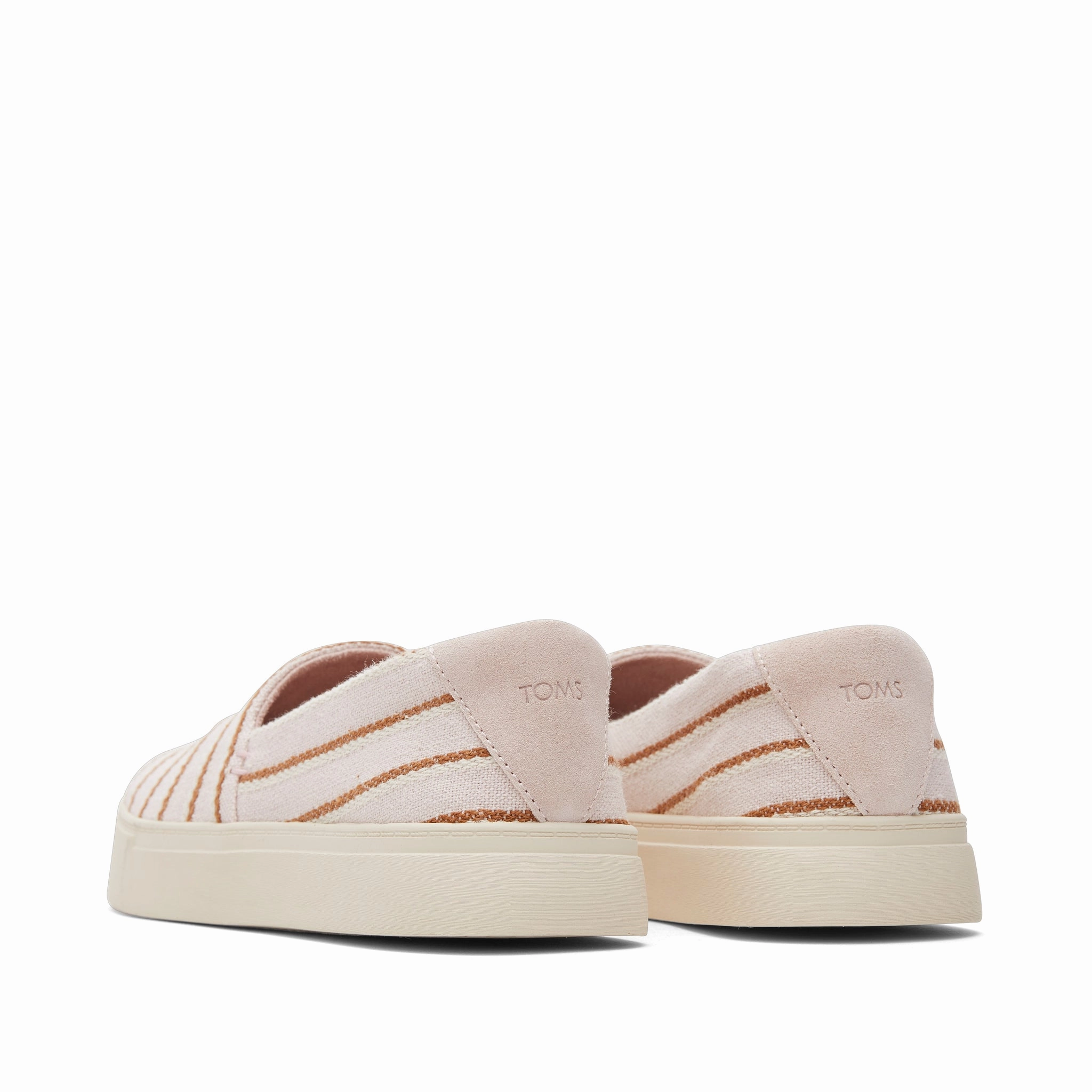 Wool Slip On Shoes Womens Kameron Pink Stripes Slip On Sneaker