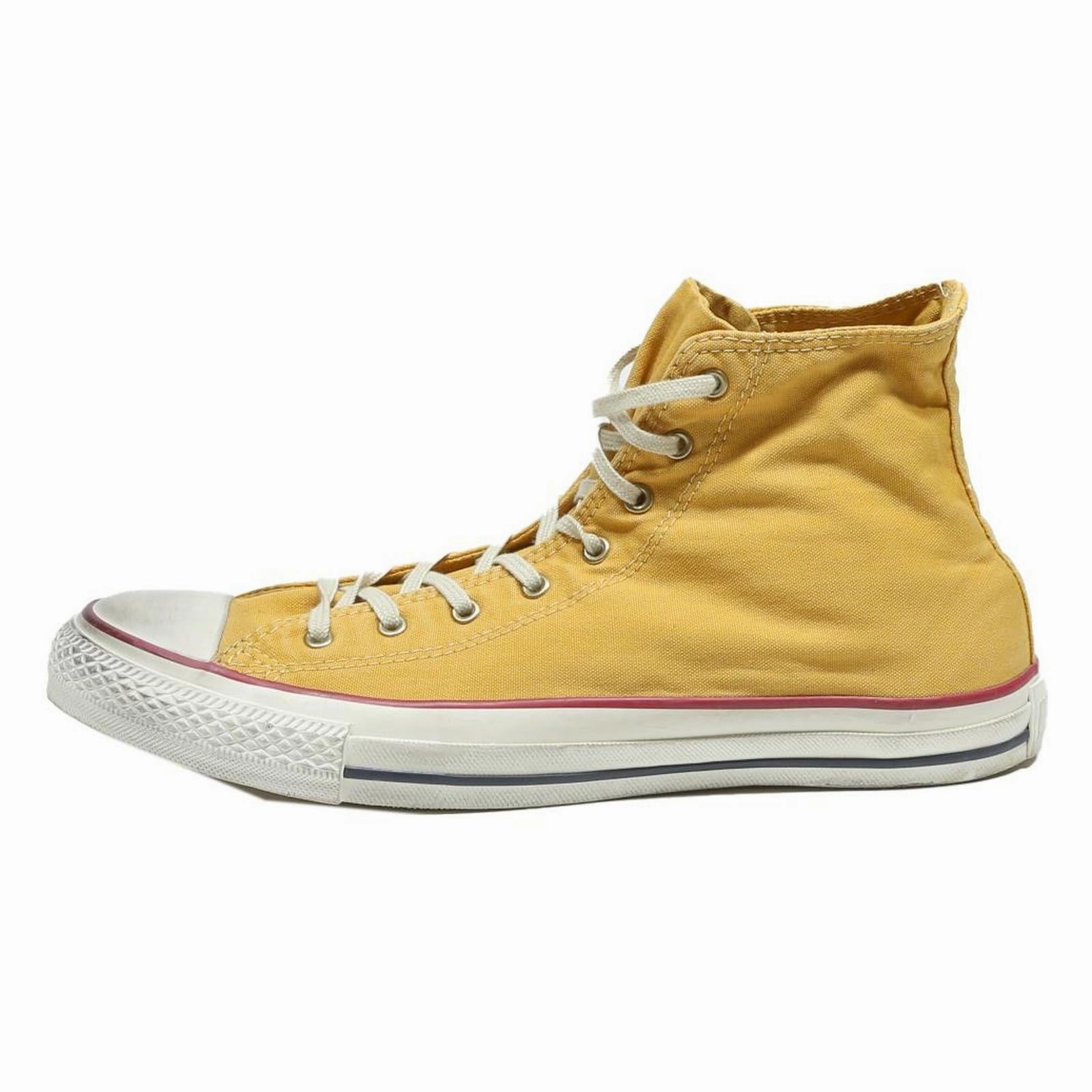CONVERSE Chuck Taylor All Star Mens High Top Trainers Yellow Canvas UK 10 Casual Shoes Cheap