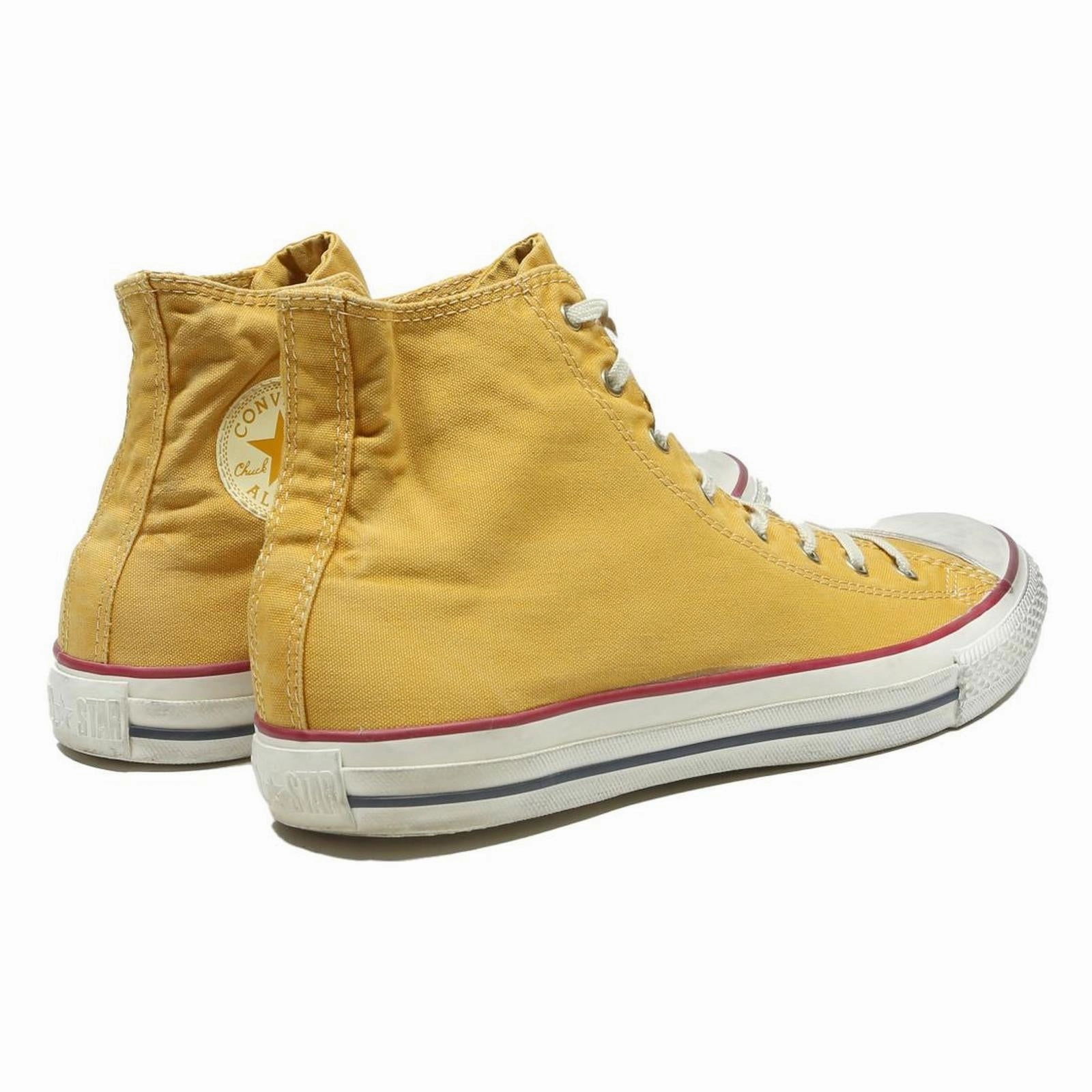 Casual Shoes Young Adults CONVERSE Chuck Taylor All Star Mens High Top Trainers Yellow Canvas UK 10