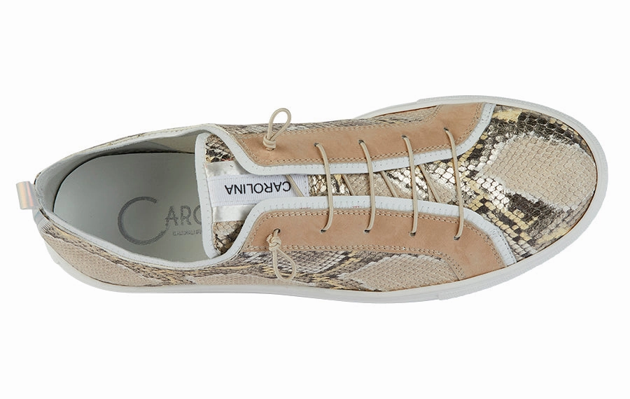 Don Agora Snake Chunky Brogue Boots