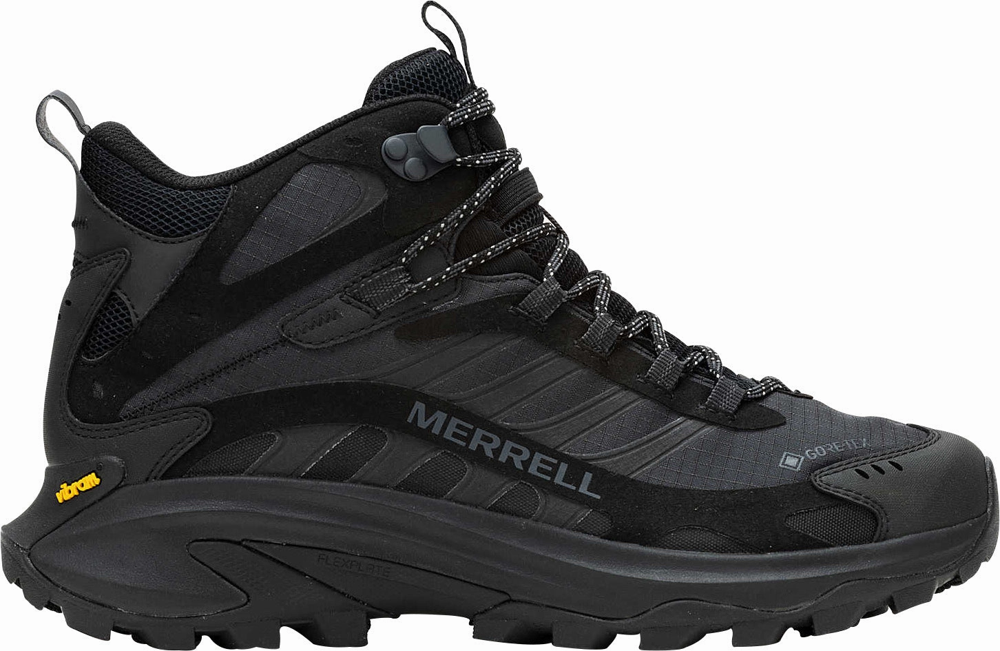 Merrell Moab Speed 2 Mid GORE-TEX Mens Walking Boots - Black Chameleon Hiking Shoes