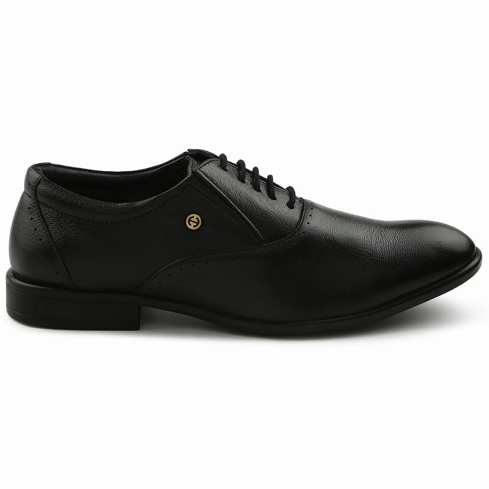 Healers Black Formal Lacing Oxford Shoes For Men U993-18 By Liberty Martens Oxford