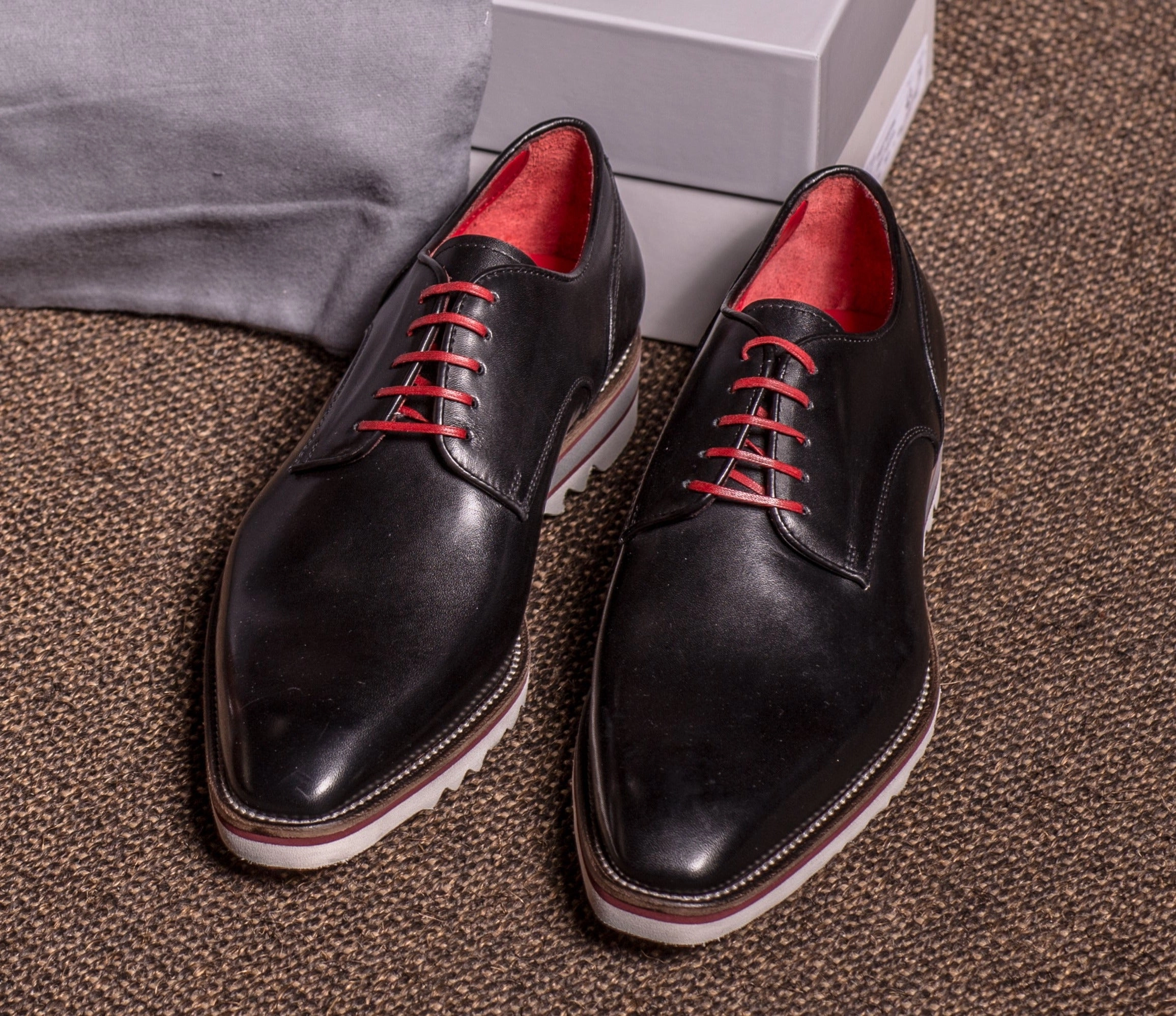 Lace Up Latin Dance Shoes AMBERES SPORT CRUST BLACK