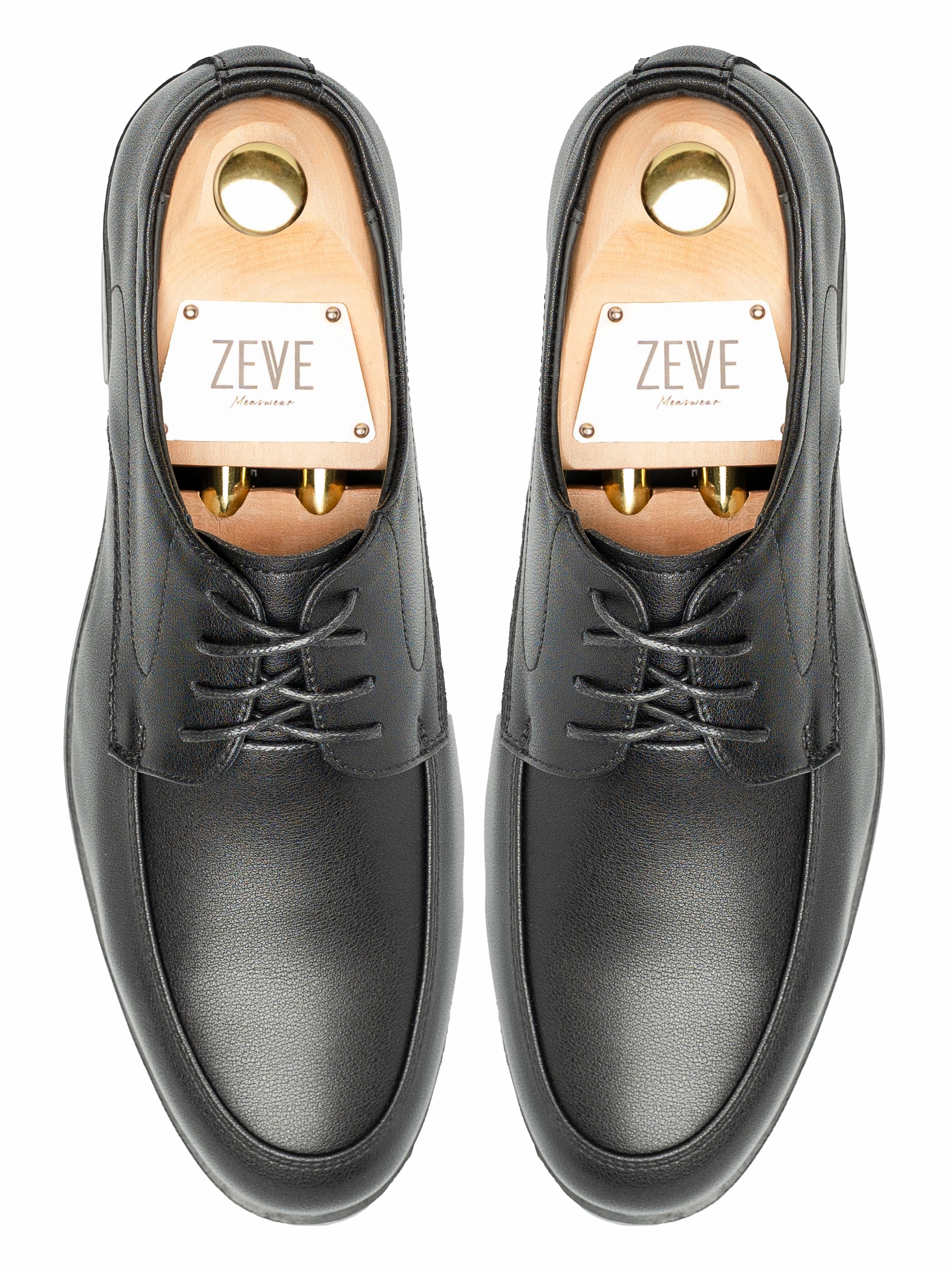 Lace-up Vans Shoes Velton Derby  - Solid Black Leather