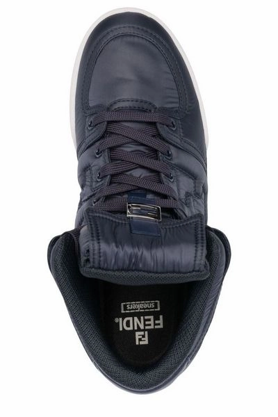 Casual.shoe FENDI MATCH HIGH TOPS: TEXTURED CANVAS/LEATHER