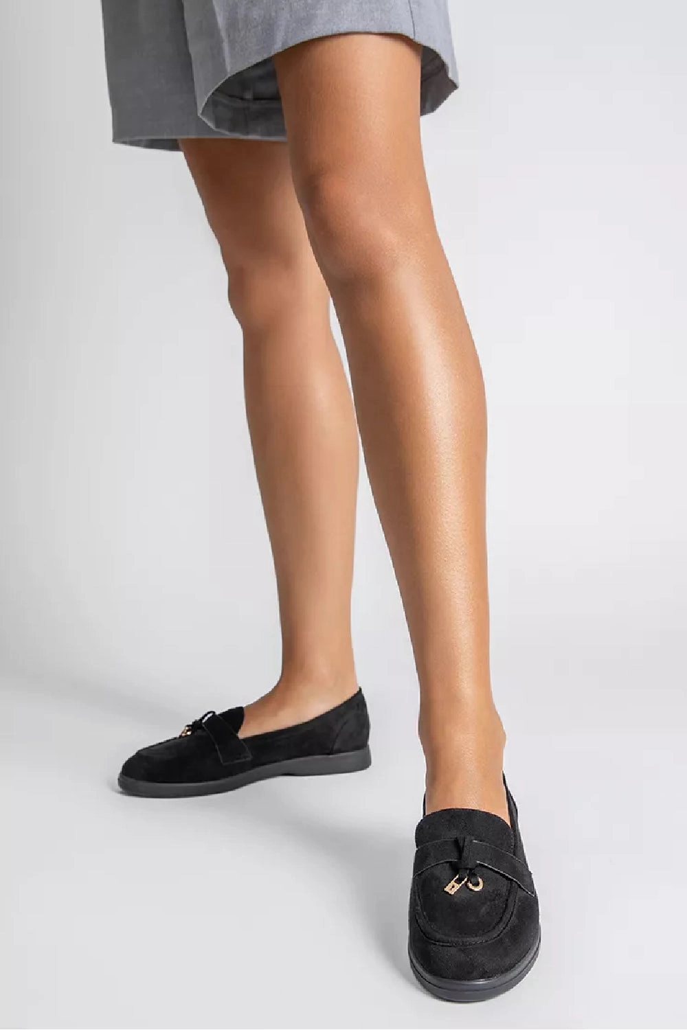 BLACK SUEDE SUMMER DESIGNER LOAFERS SHOES MOCCASINS Cotton Mary Jane Shoes Urban Outfitters