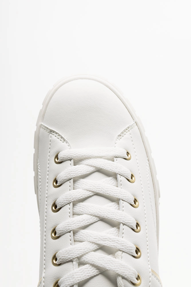 Platform Sneakers White Mary Jane Shoes Size