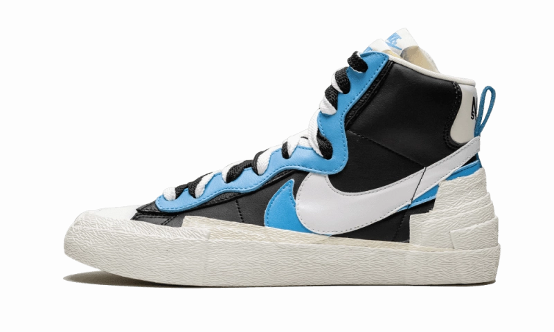 Nike Blazer Mid Sacai White Black Legend Blue Nike Vapor Tennis Shoes