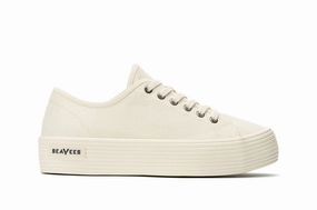 Shoes For Business Womens - Monterey Sneaker Platform - Bleach