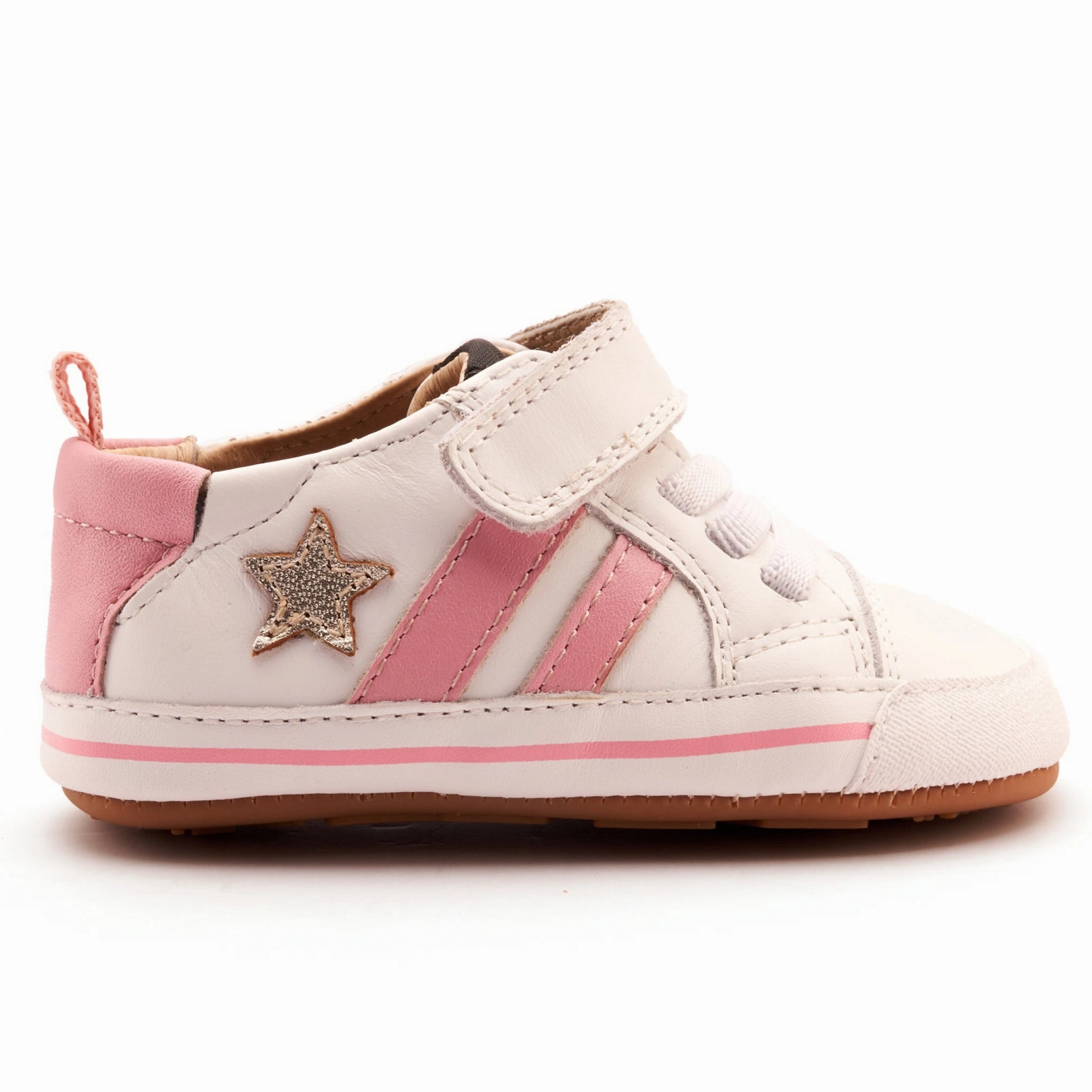 Moncler Hermosa Snow Boots Old Soles Girl's Wos Baby Casual Shoes - Snow / Gold / Pearlised Pink