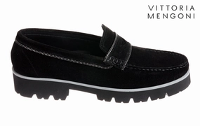 Betsy Johnson Loafers Vm Zip Black