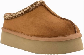 Shellys London Mary Jane Shoes Women's Pillow Talk Shoes In Brown Faux Suede