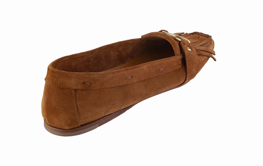 Bb Ring Tan Chunky Platform Loafers