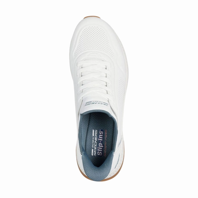 Skechers Slip-ins: BOBS Squad 4 Direct Step 118424/WHT Bianco Bzees Slip On Sneakers