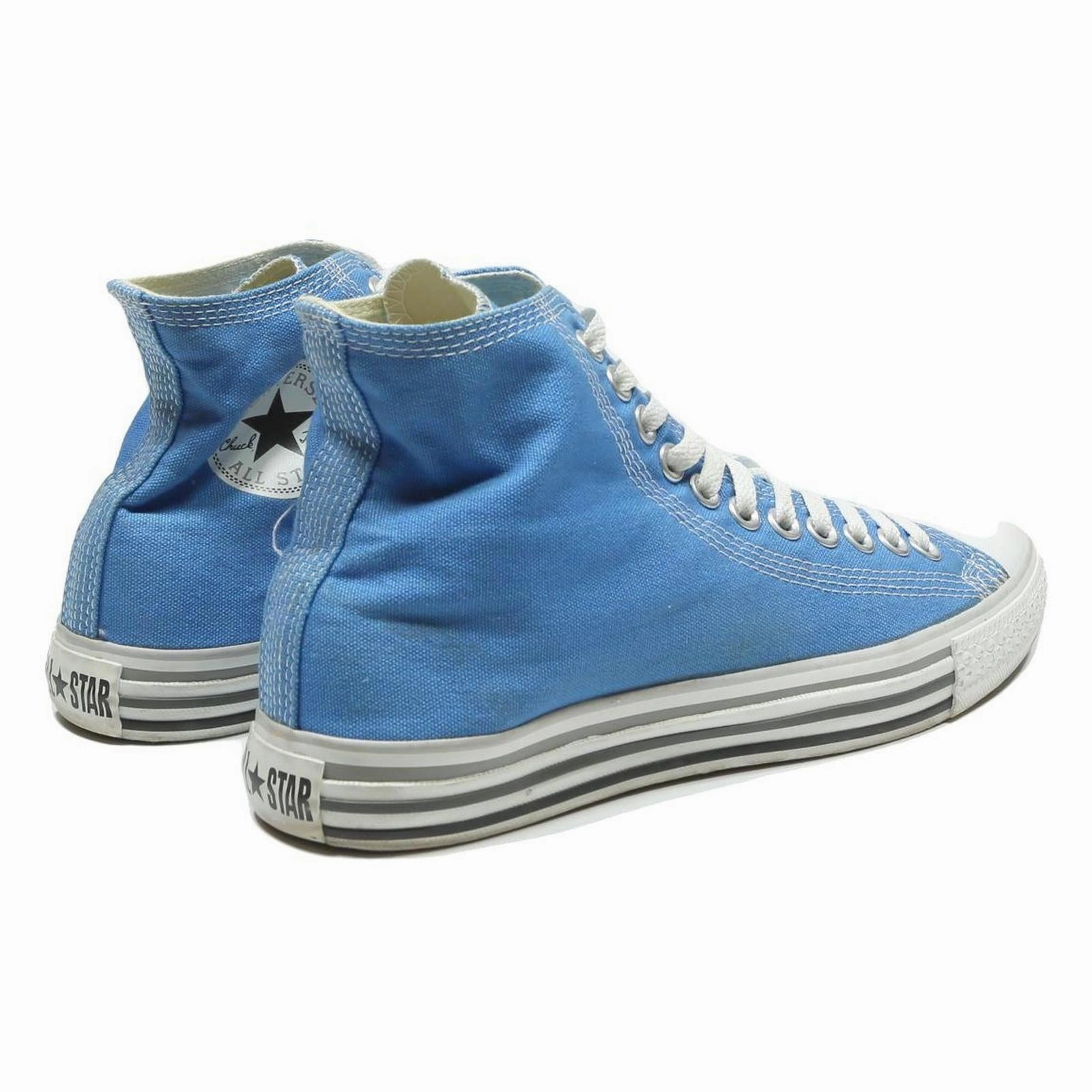 CONVERSE Chuck 70 Mens High Top Trainers Blue Canvas UK 9 Classic Design Spring Casual Shoes