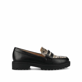 KENLY LOAFER FLATS IN SNAKE Alerai Loafers