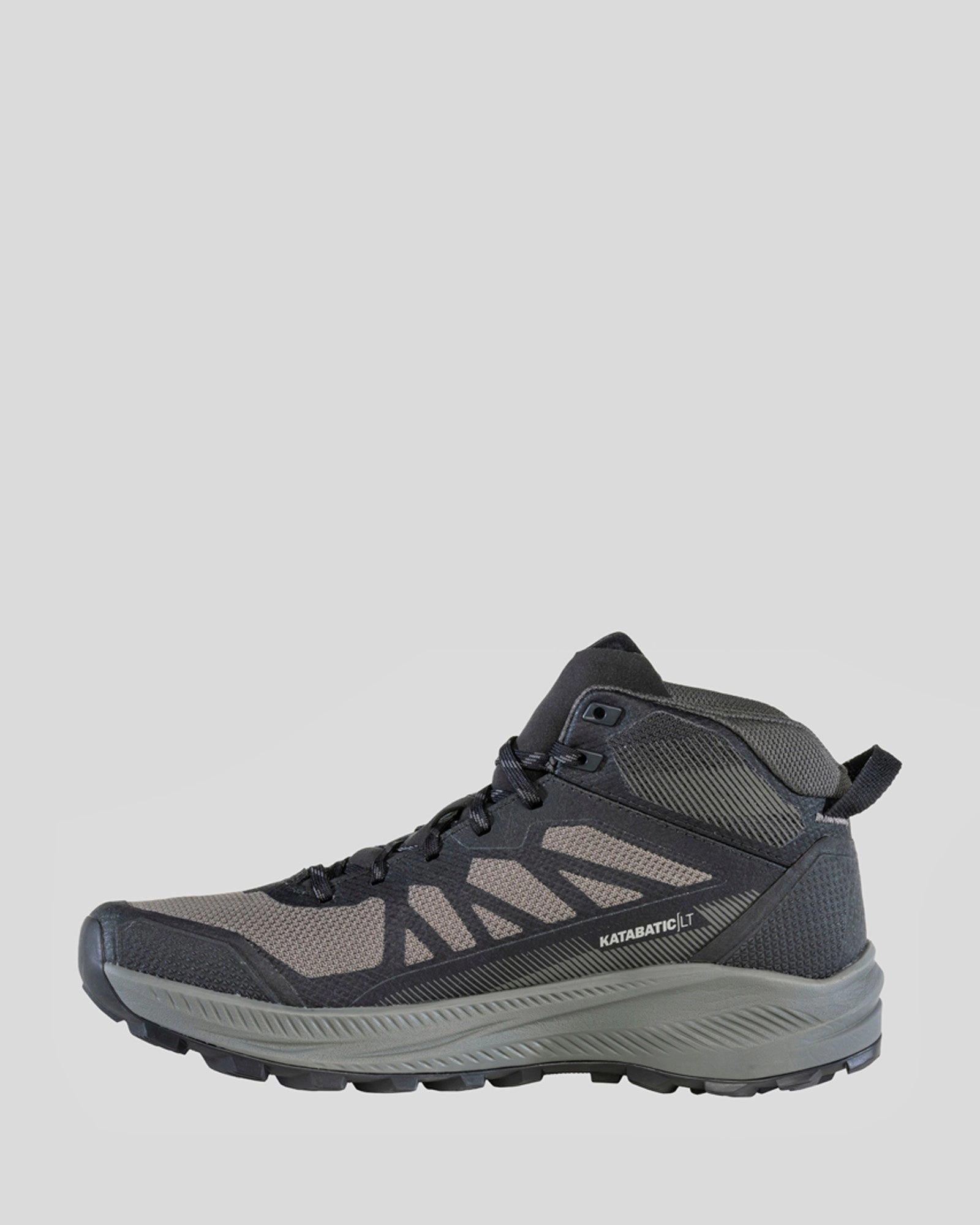 Oboz Katabatic LT Mid GTX Mens - Black Sea Water Repellent Hiking Shoes