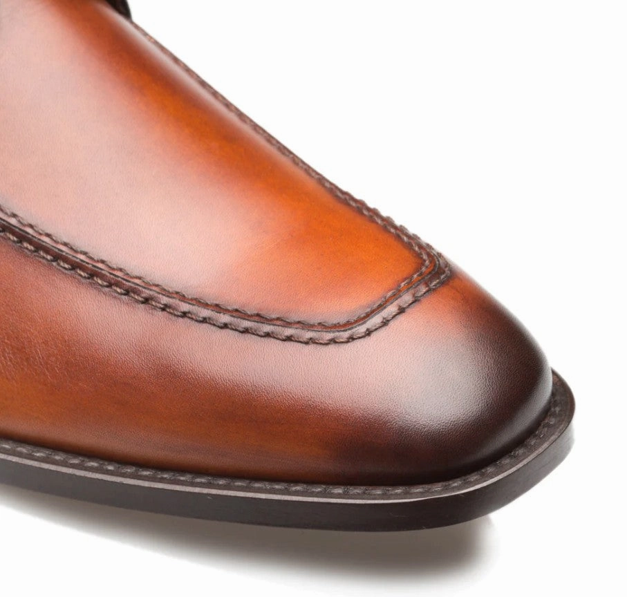 Fusion Moc Toe Lace Up Shoes Style: Coventry-Cognac