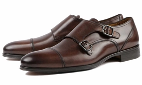Bourne Monk Strap Brown Archie Brogues