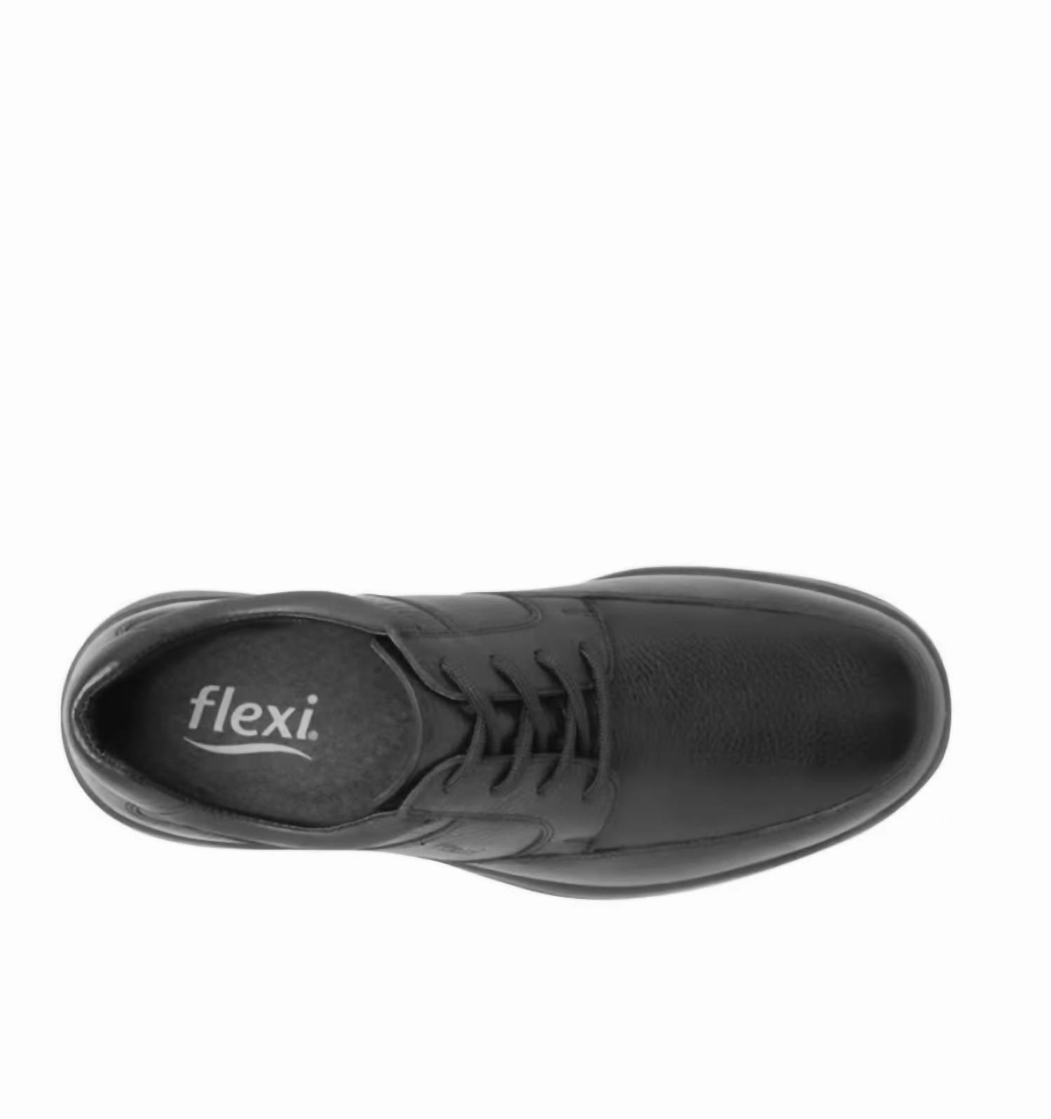 Men's Leather Oxford Shoe In Black Famous Oxfords