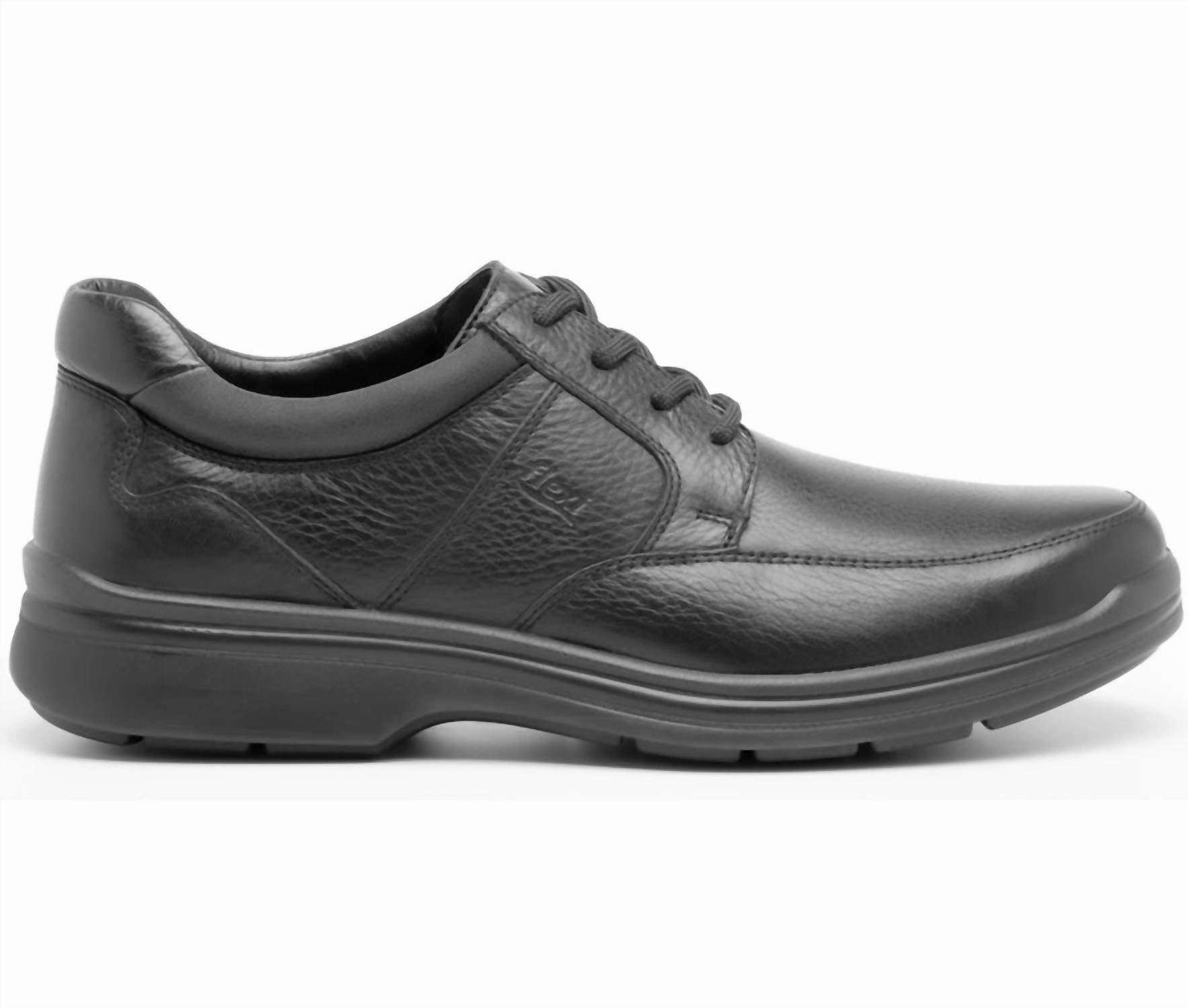 Watchman's Oxfords Men's Leather Oxford Shoe In Black