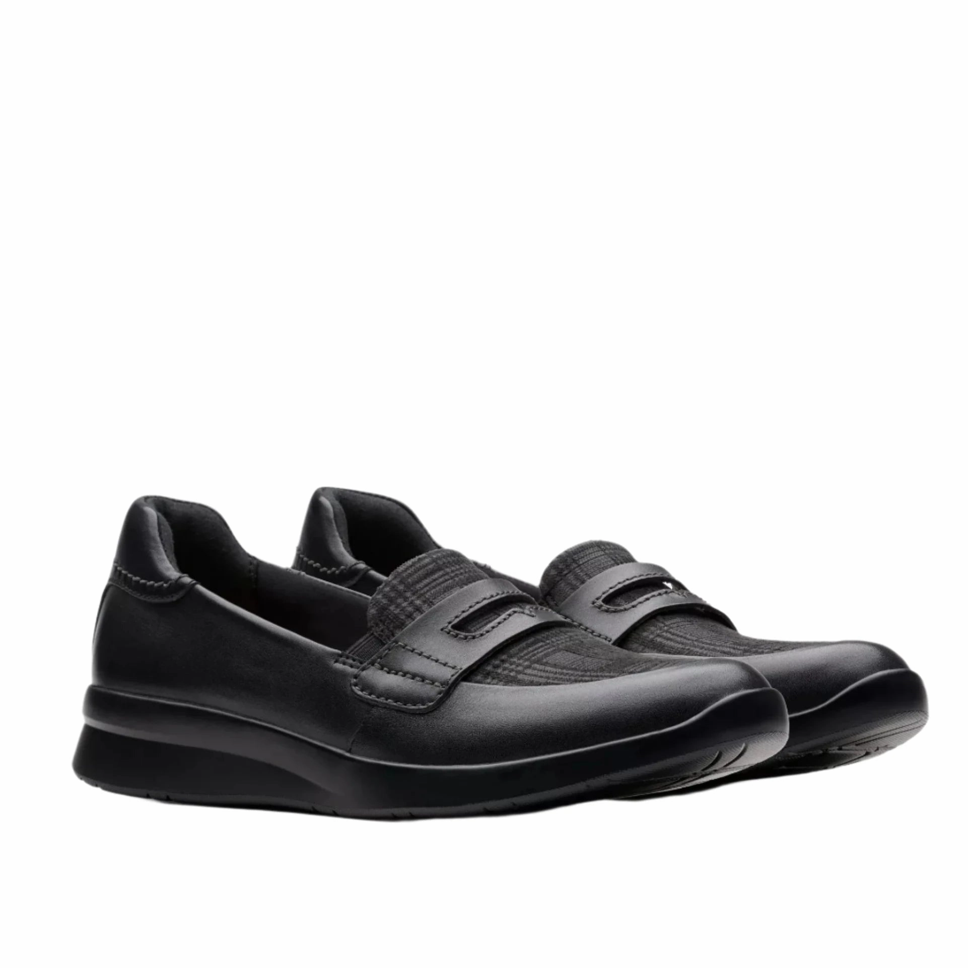 Clarks Women's Ellowyn Penny Loafer - Black Adrian Carrara Leather Tassel Loafers