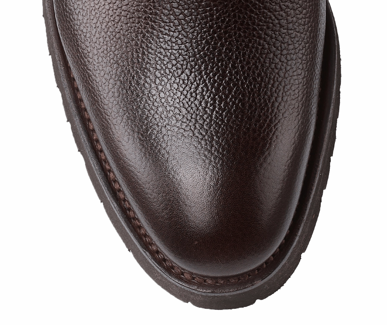 Mia Truffle Angus Grain Derby Shoes Commando Sole