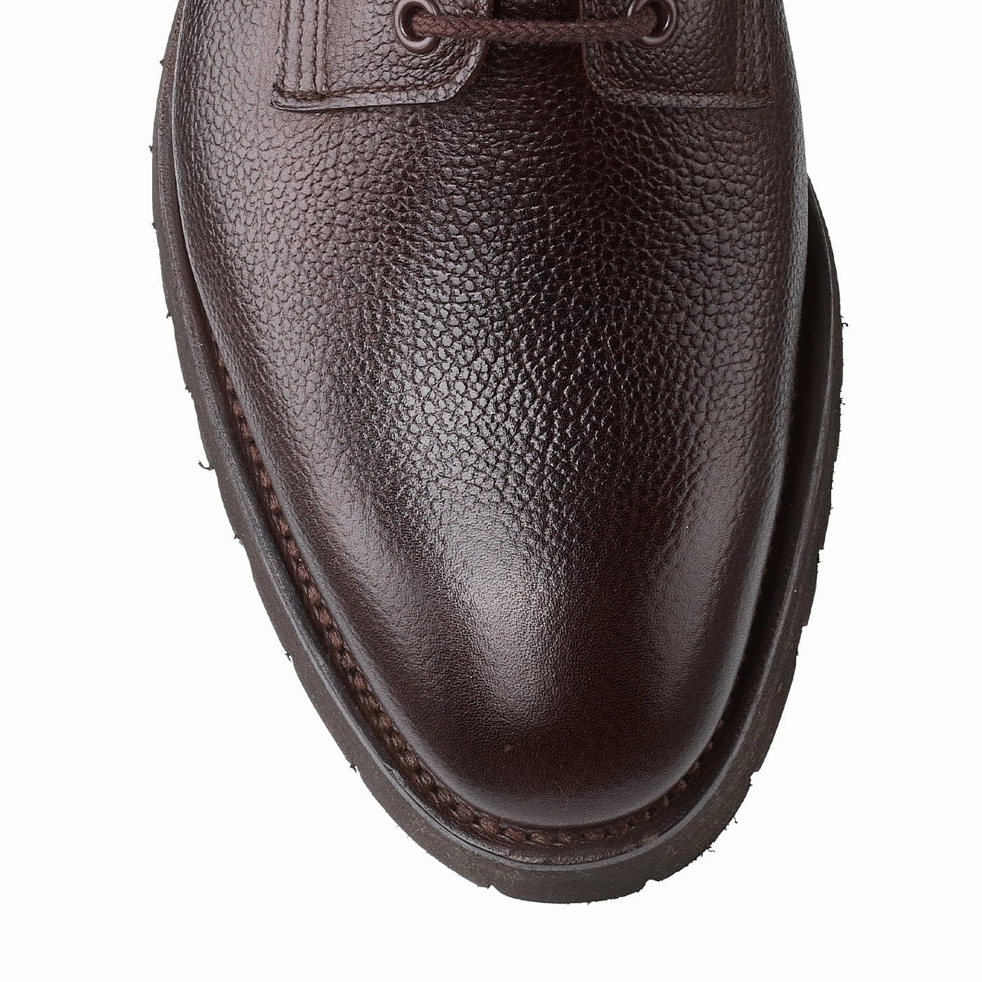 Brown Suede Derby Shoes Mia Truffle Angus Grain