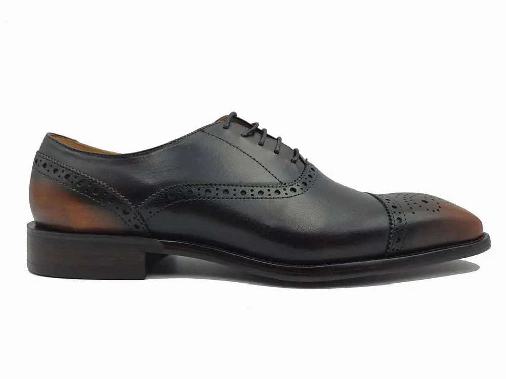 Five Eyelets Cap Toe Calfskin Oxford Eddie Bauer Oxfords