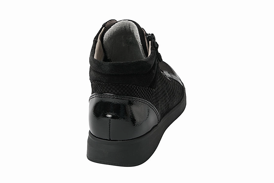 ARA SPRITZER BLACK Multi Coloured Brogues