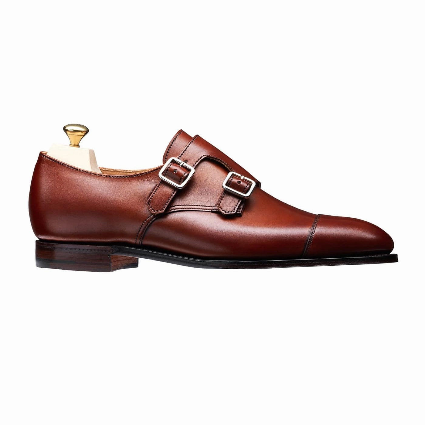 Ruby Chestnut Burnished Calf Define Brogue Shoes