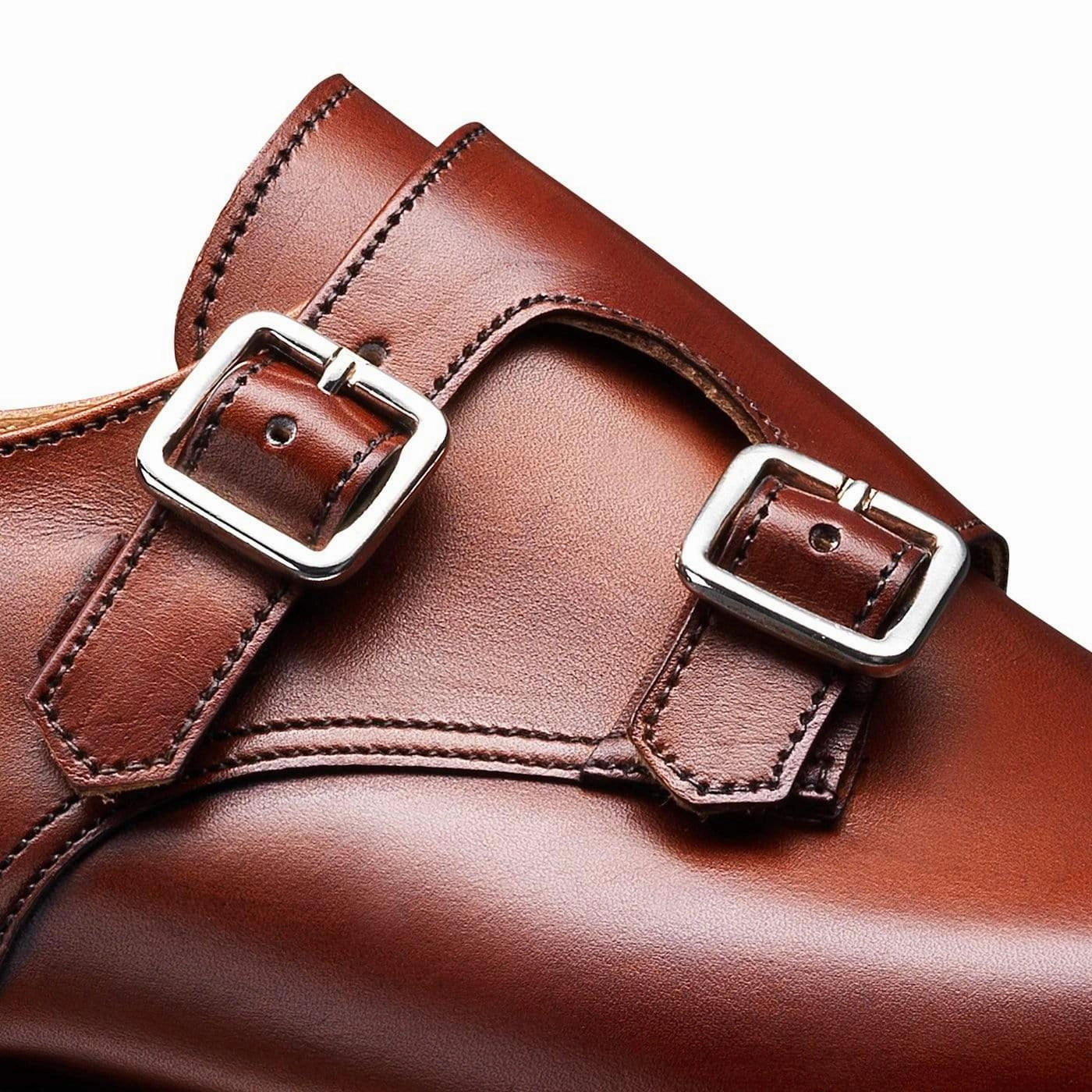 Ruby Chestnut Burnished Calf Skor Brogues