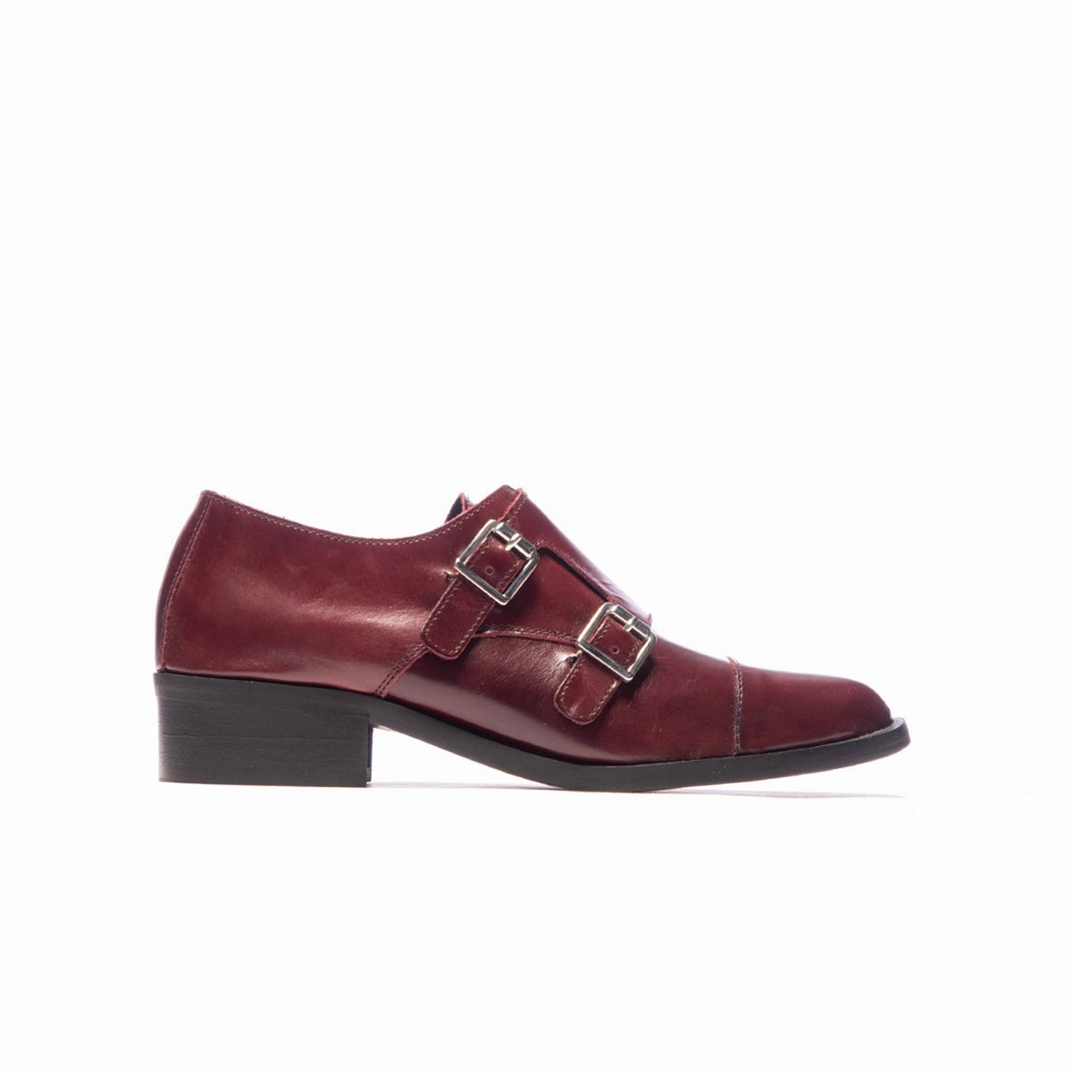 Alexa Chung Brogues Bailey Bordeau Leather