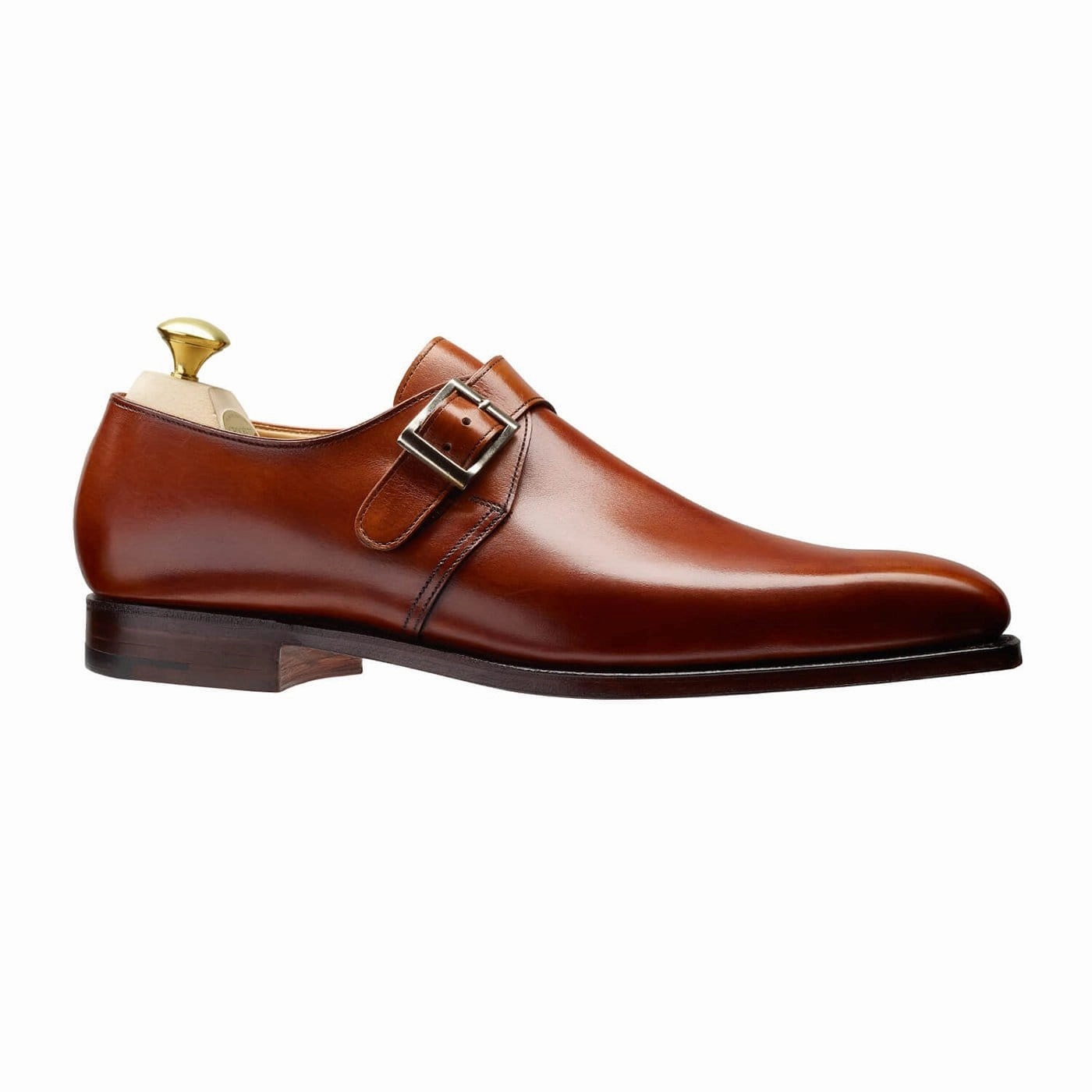 Brogue Shoe Monkton Chestnut Burnished Calf