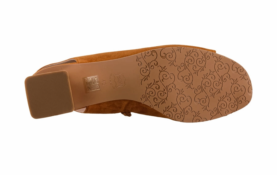 Boots With Brogue P&J Strapup Tan